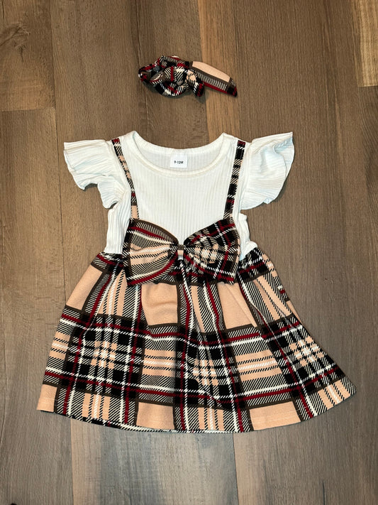 Baby Girl Suspender Dress