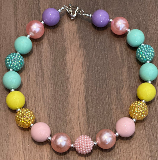 Chunky bubblegum necklaces