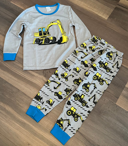 Boys Excavator Pajamas