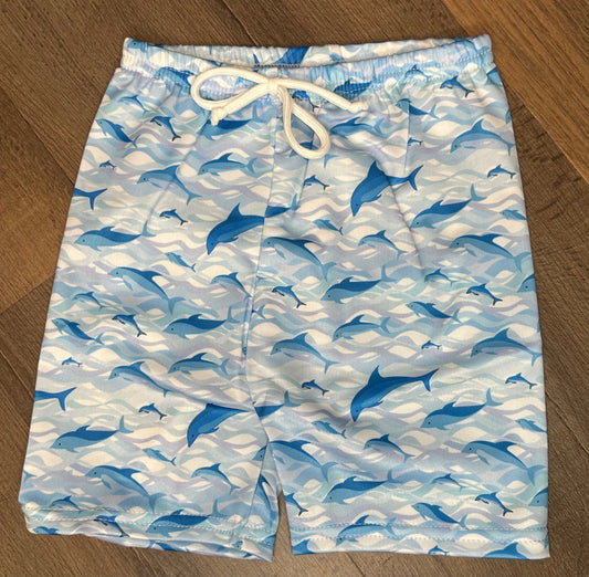 Boys Swim trunks - dolphins